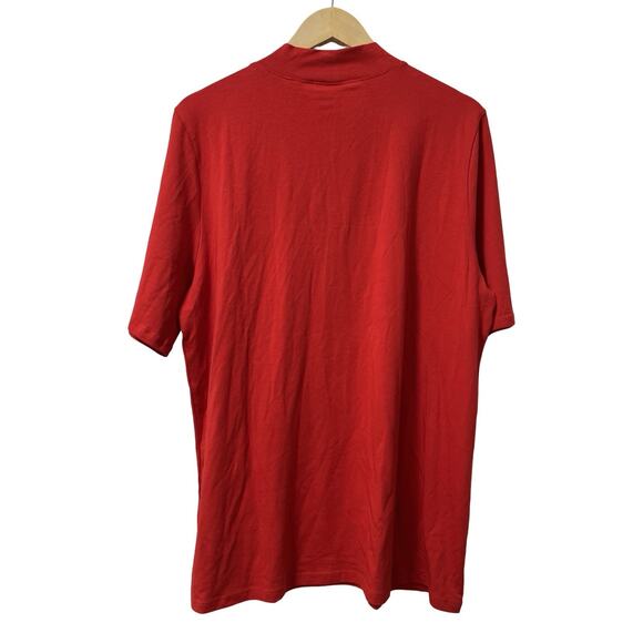 Universal Standard Modern Mock Neck Tee Shirt Size L / US 3X Red Capsule NWT - Picture 3 of 6